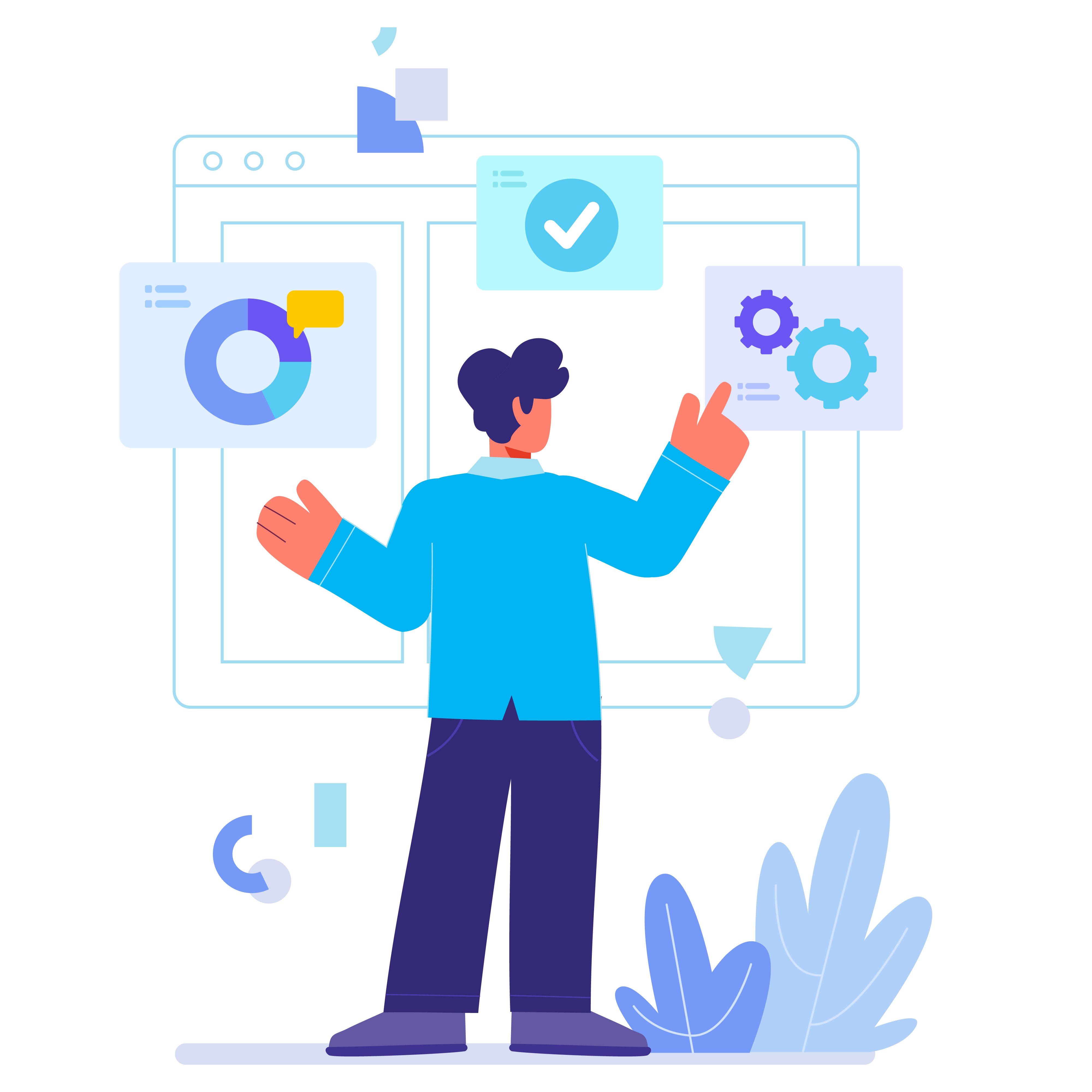 Dashboard Illustration